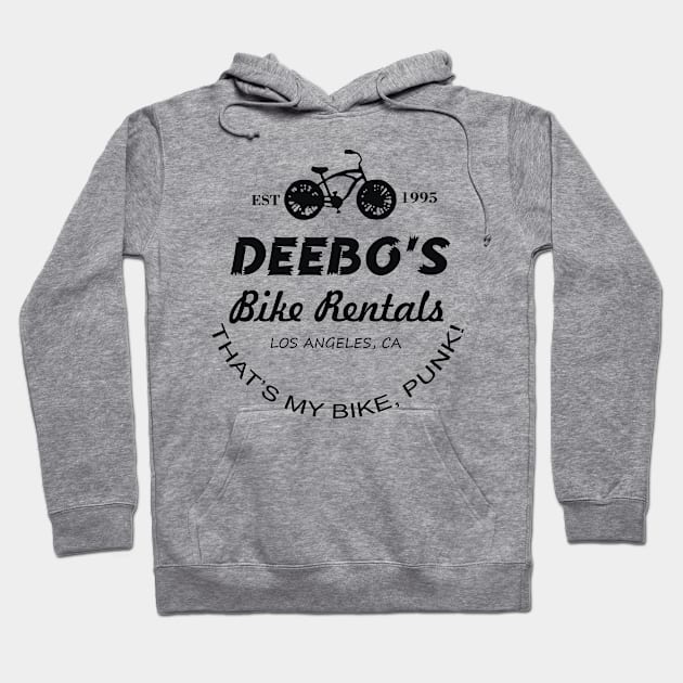 Deebos Bike Rentals That's My Bike, Punk Hoodie by JoyoSpring